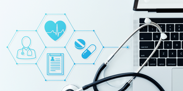 feature image for the blog: what can AI do for healthcare everything from medicine, diagnosis, medical care, administration and more