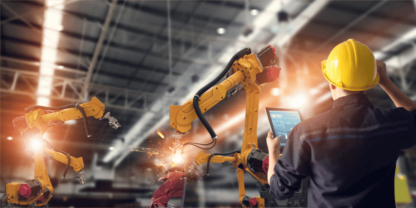 feature image for the blog: AI in Manufacturing and the Future of Factories